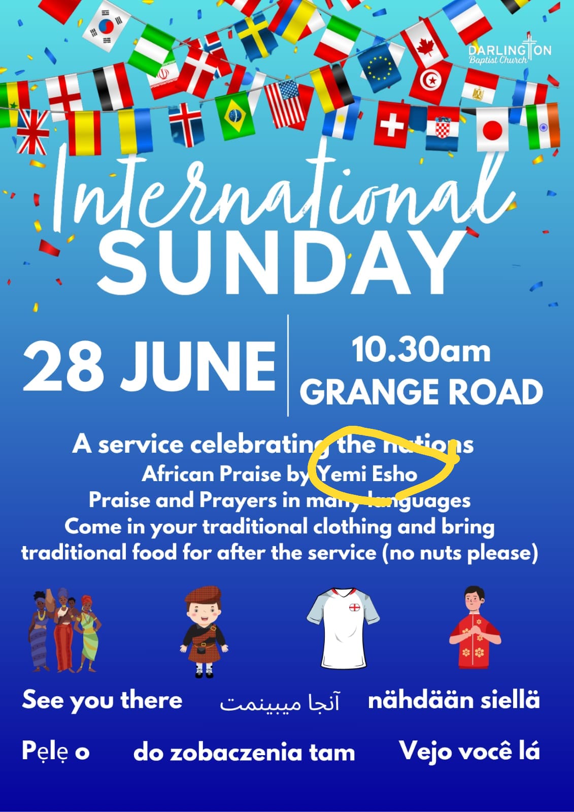 Event Flyer in Darlington