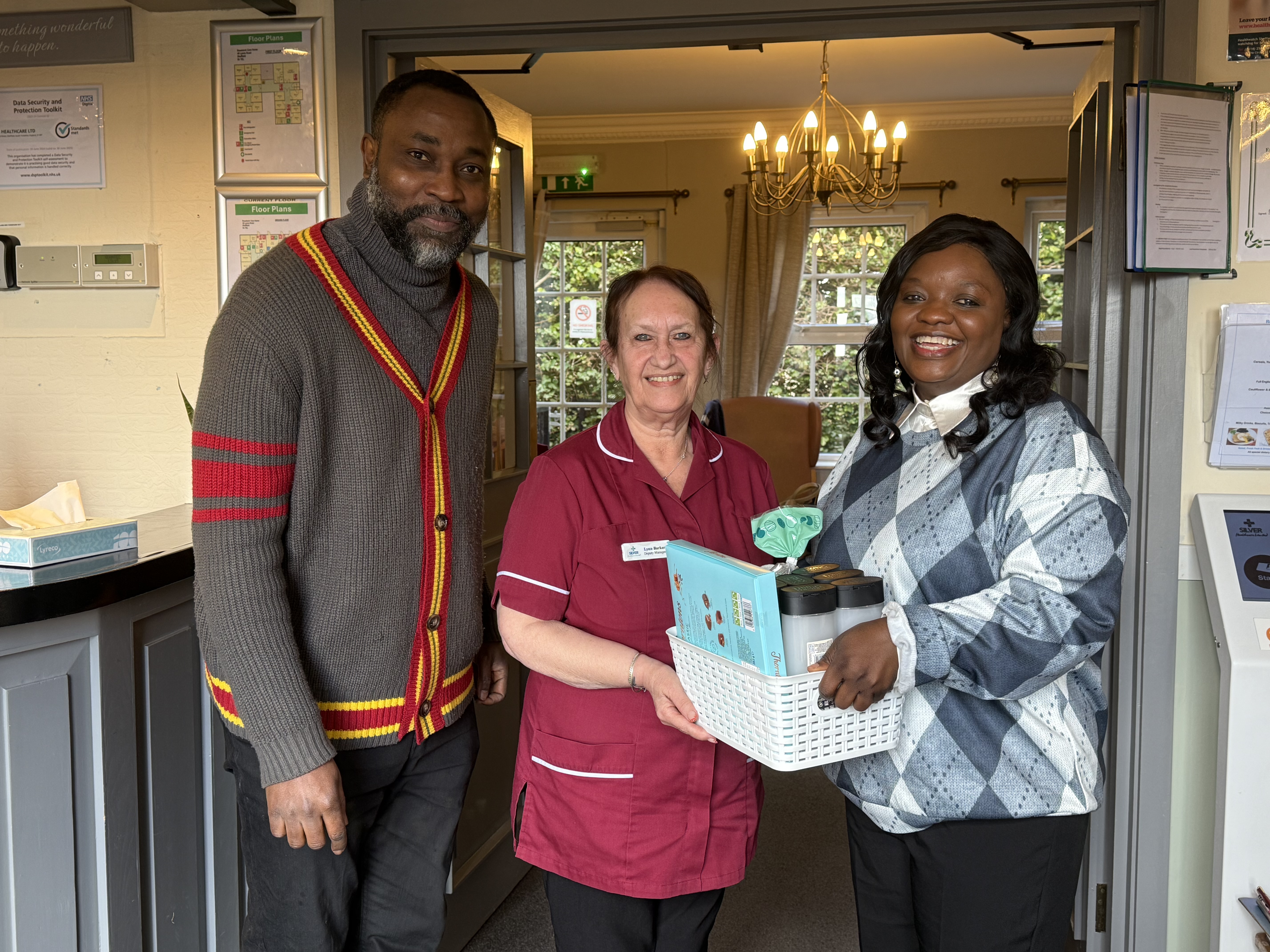 Gift presented to Rosebank Care Home