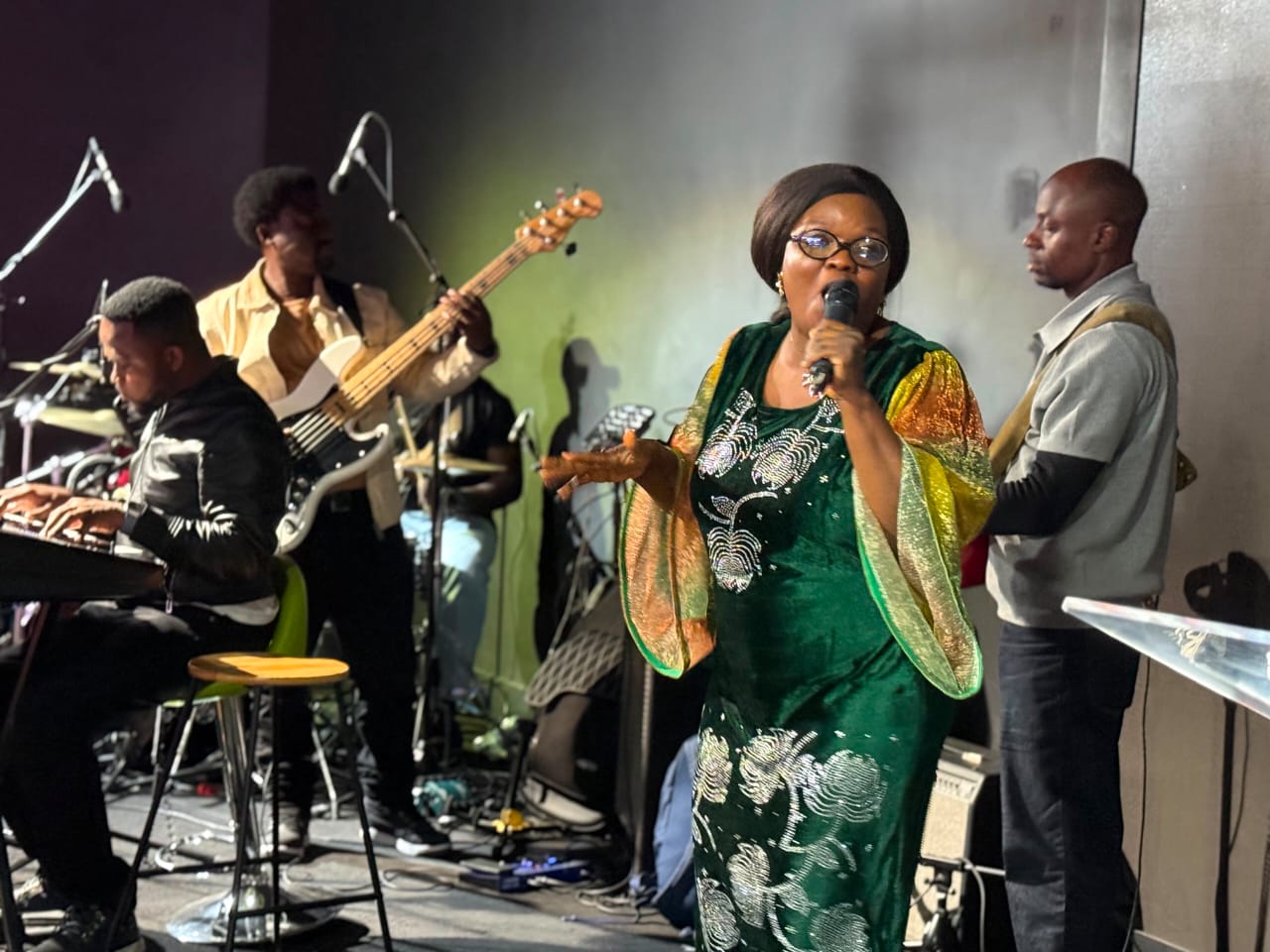 Ministering in a Concert in Manchester