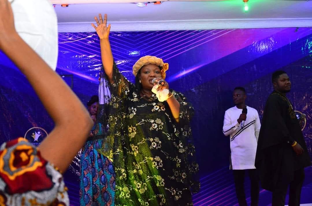 Performing in a Concert in Warri