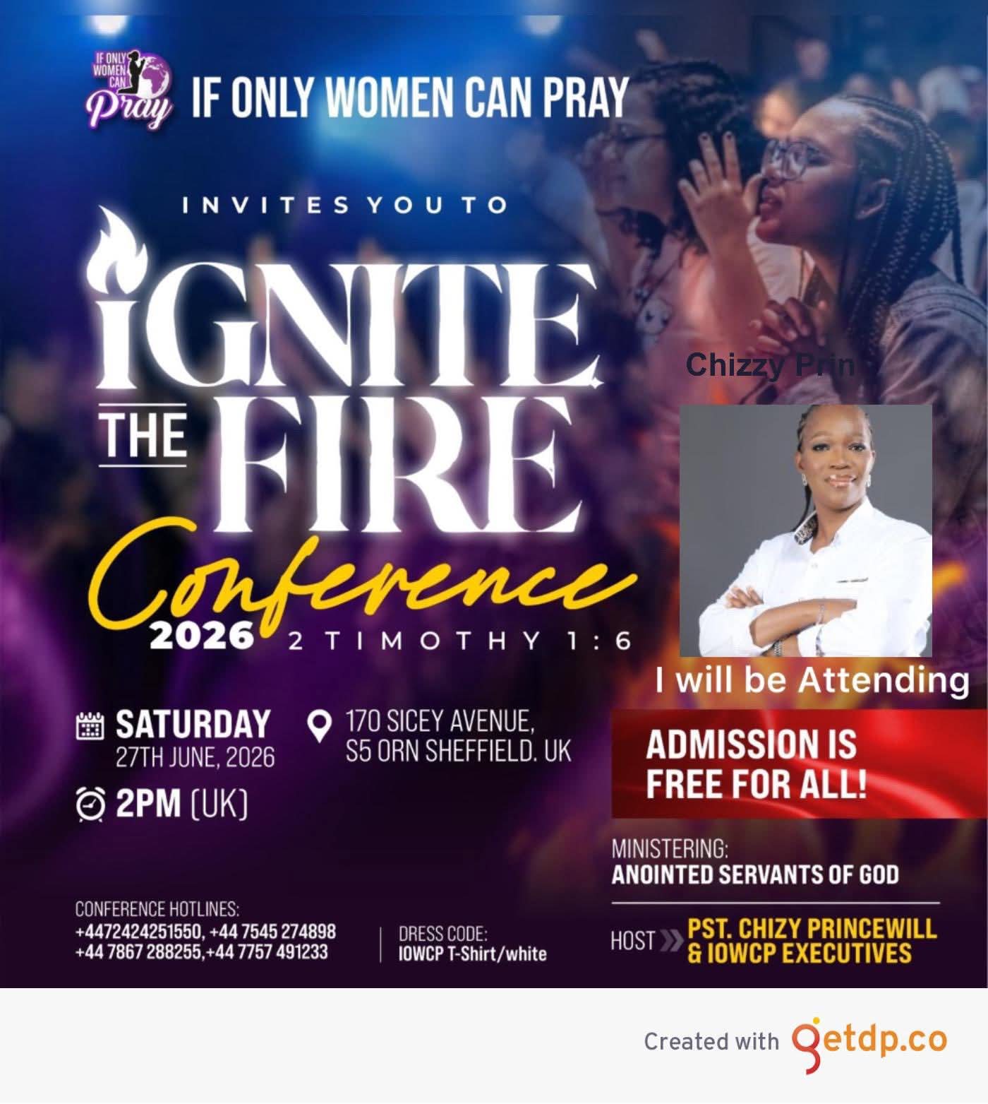 Event Flyer of If Only Women Can Pray