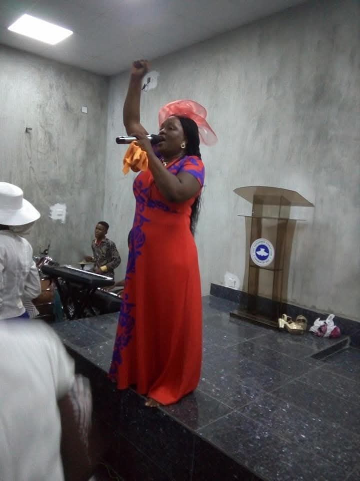 Ministering on stage