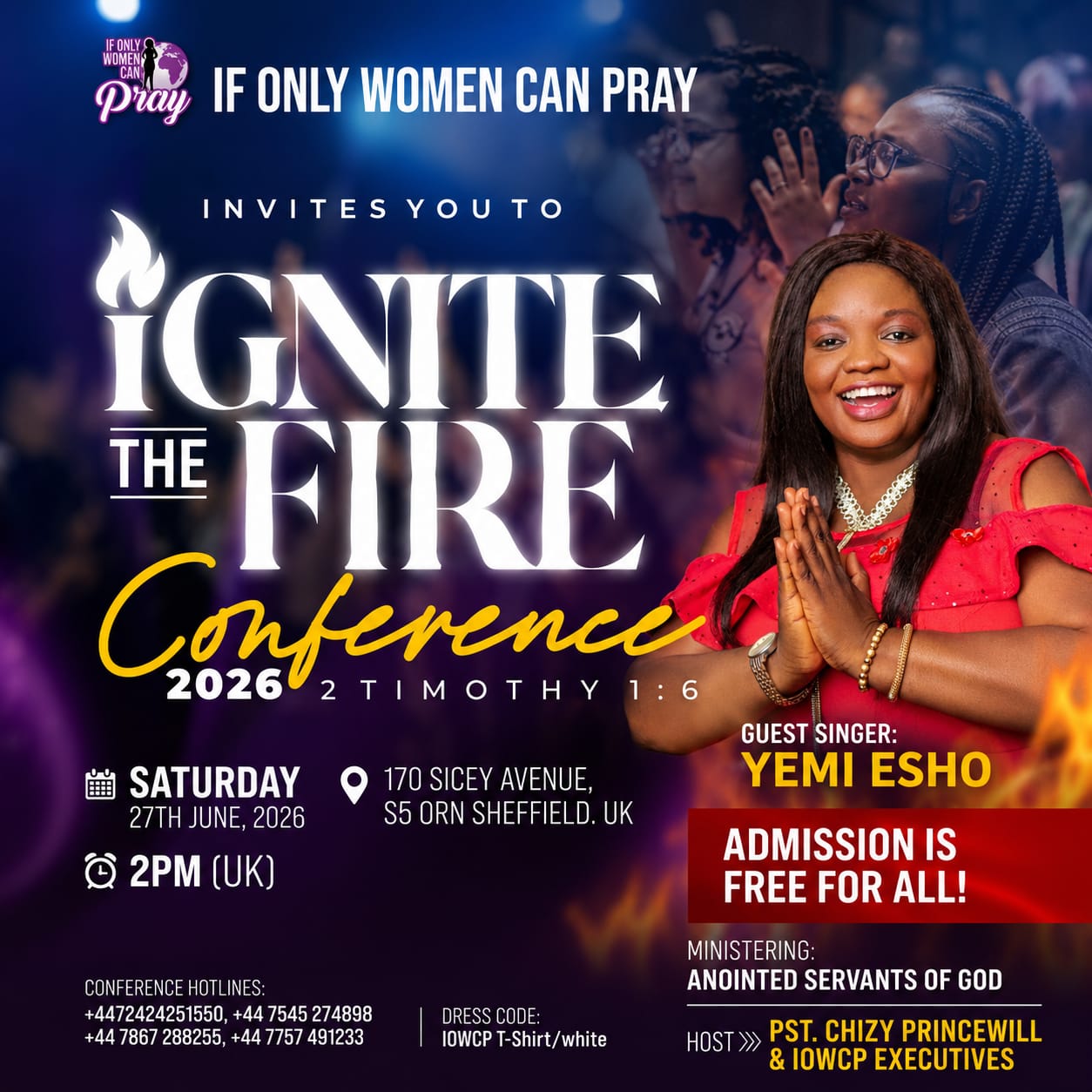 Event Flyer If Only Women Can Pray UK