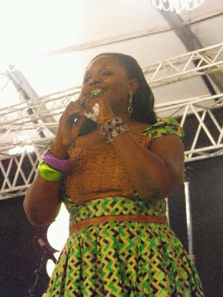 Performing at an Event in Lagos